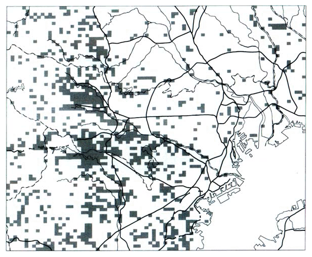 Fig. 29 Distribution of Familiar Living Things in and around Tokyo