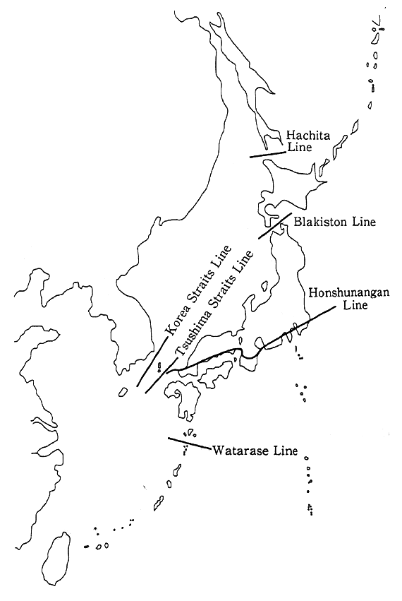 Fig. 4-5-4 Boundary Lines for Animal Distributions in Japan