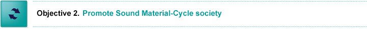 Objective 2.Promote Sound Material-Cycle society