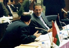 右）サウジアラビア：トルキー・ビンナーセル・ビンアブドルアジズ気象環境保護庁長官