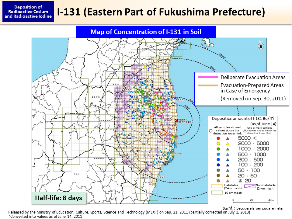 I-131 (Eastern Part of Fukushima Prefecture)_Figure