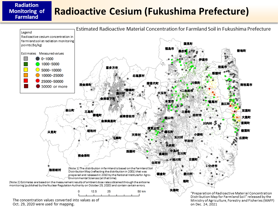 Radioactive Cesium (Fukushima Prefecture)_Figure