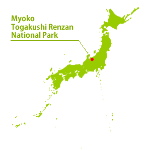 MAP: Myoko Togakushi Renzan National Park