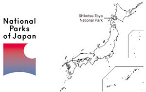 Location of Shikotsu-Toya National Park