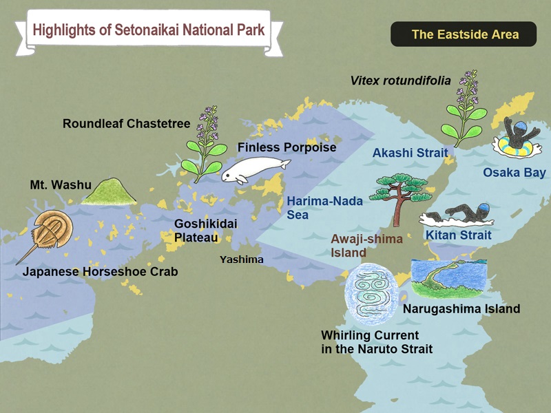 map of Setonaikai National Park