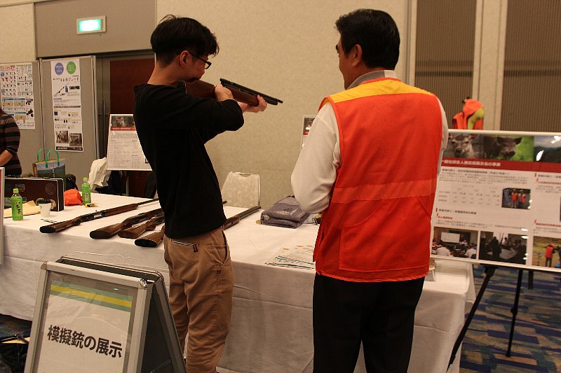 模擬銃展示（徳島県会場）