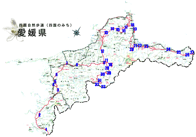 愛媛県地図