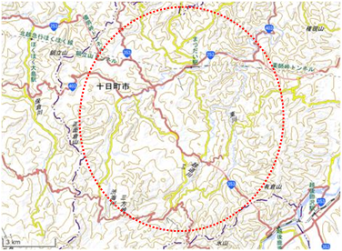 松代・松之山地域 位置図