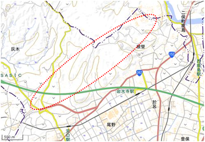 静岡県立森林公園 位置図