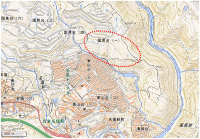 ナシオン創造の森 位置図