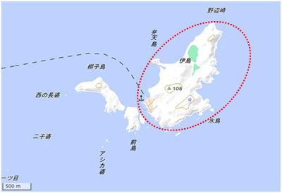 伊島 位置図