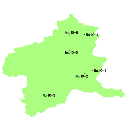 群馬県 選定地分布図