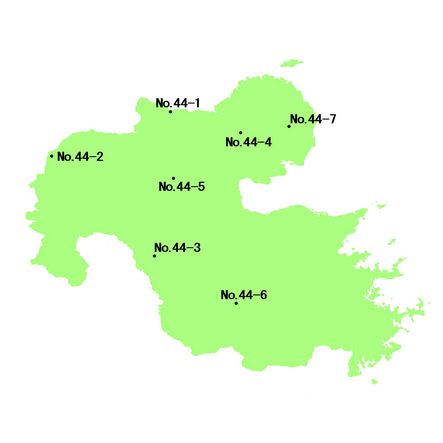 大分県 選定地分布図