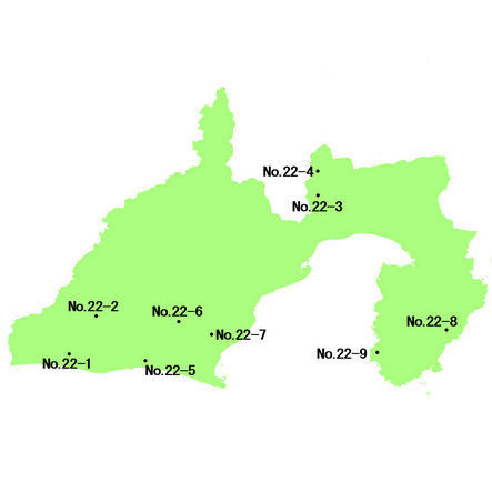 静岡県 選定地分布図