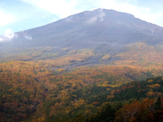 タイトル　小富士から（秋）