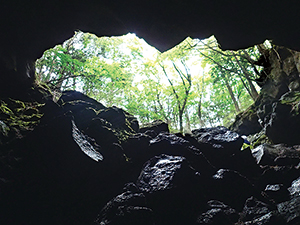 溶岩トンネルの写真