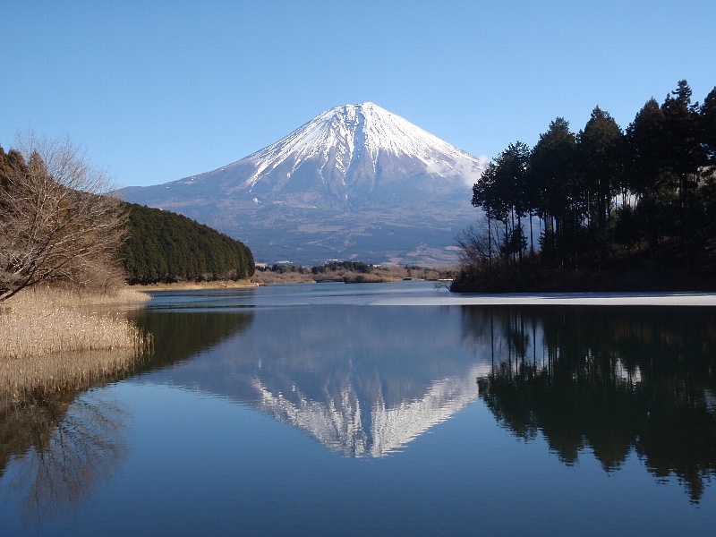 田貫湖からの富士山