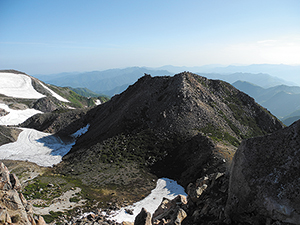 溶岩円頂丘・剣ヶ峰の写真