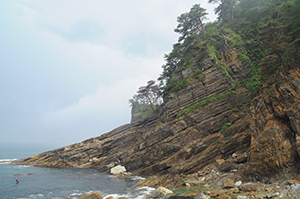 photo of Geological Layers of Raga Coast (Exposed Aketo and Hiraiga Formations)