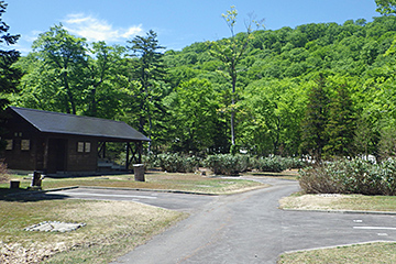 Inside of campground