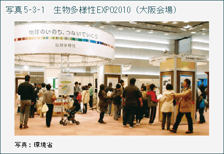 写真5_3_1 生物多様性EXPO2010（大阪会場）