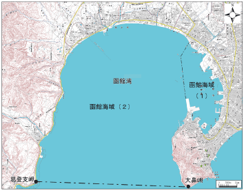 函館湾環境基準類型指定