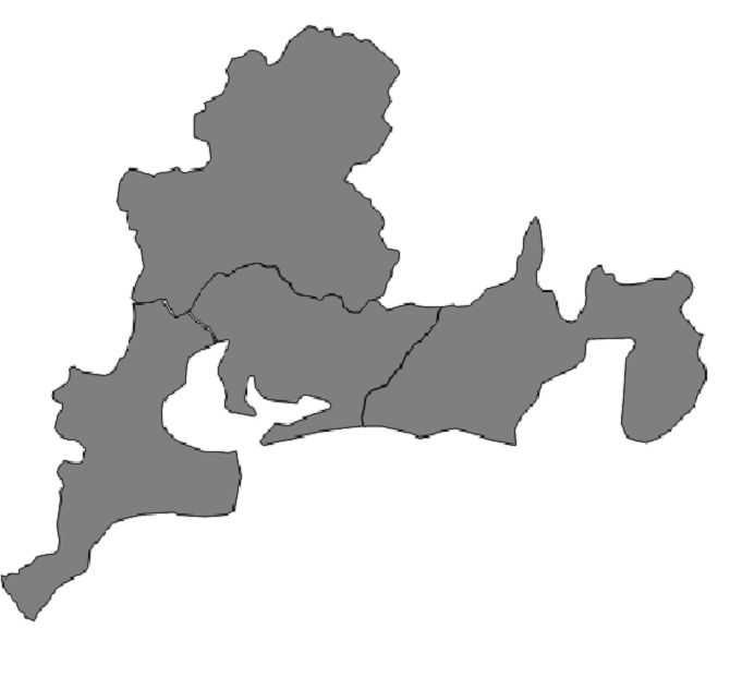 東海地方地図