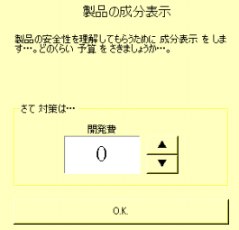 予算必要なイベント例