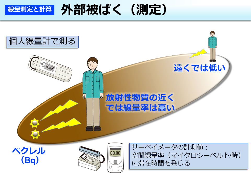 外部被ばく（測定）