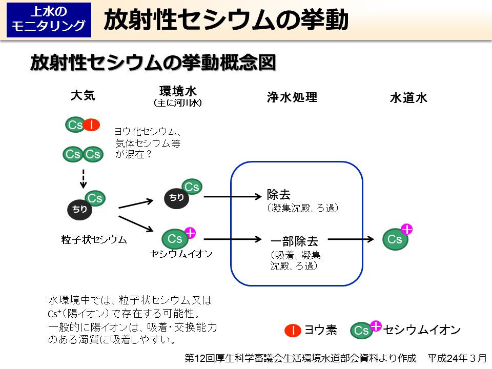 放射性セシウムの挙動