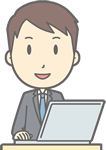 イラスト WEBサイト閲覧