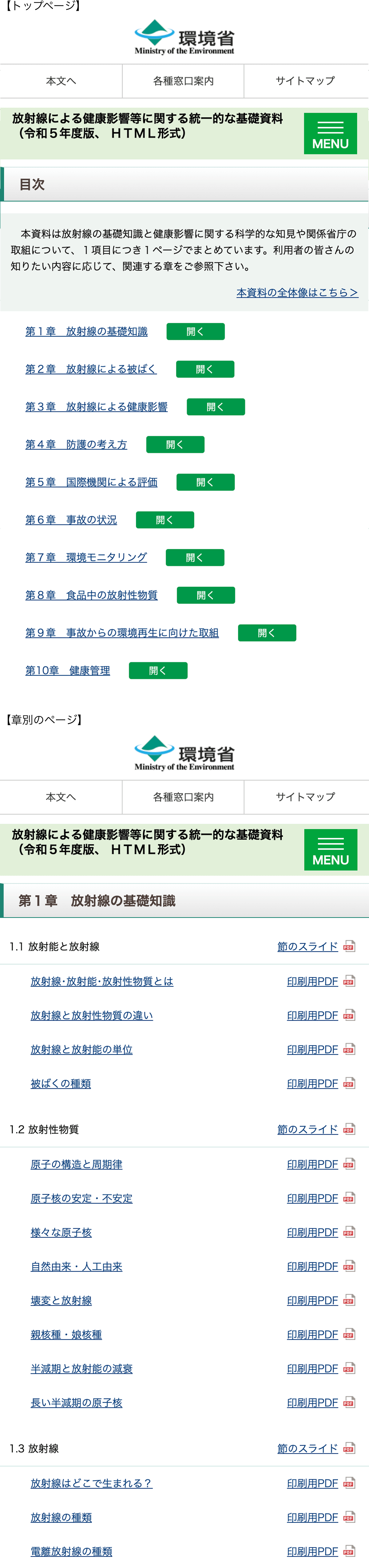 放射線による健康影響等に関する統一的な基礎資料