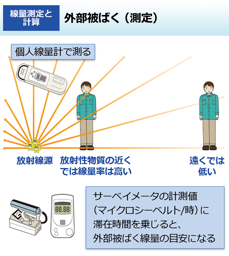 外部被ばく（測定）
