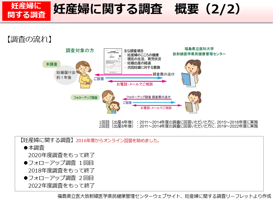 妊産婦に関する調査　概要（2/2）