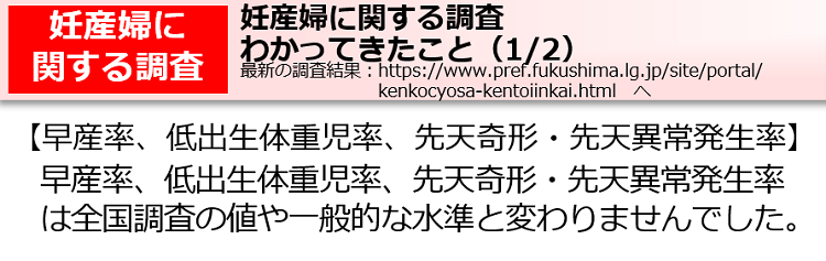 妊産婦に関する調査　わかってきたこと（1/2）