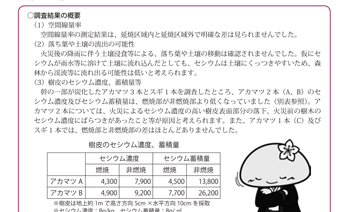 支援して作成したグラフ資料のイメージ図。