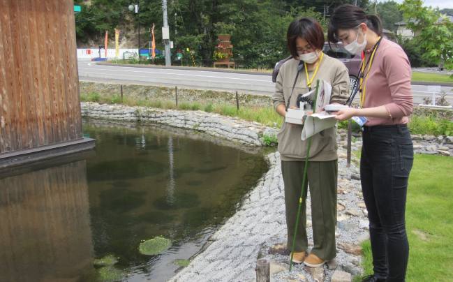 施設見学の研修会の様子