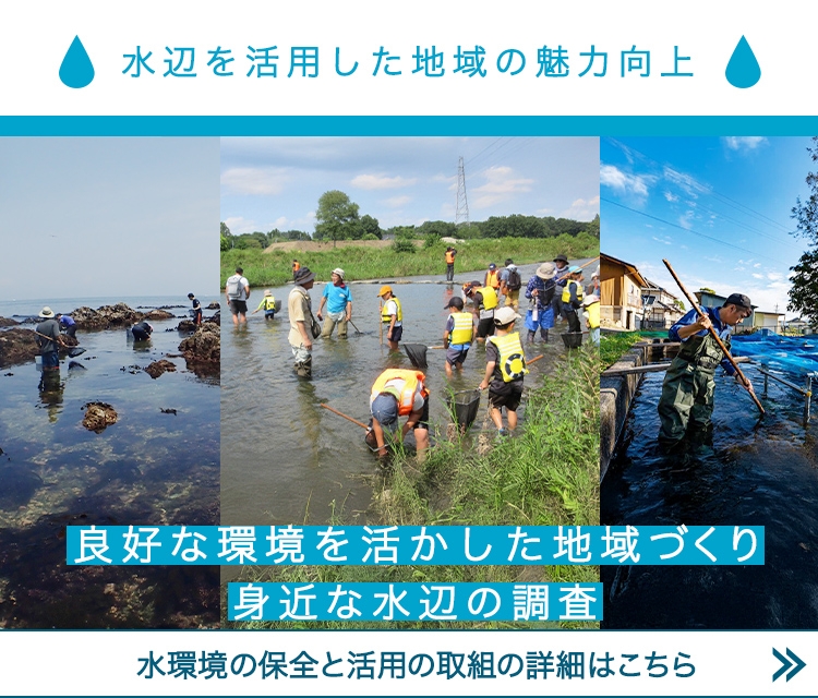 水辺を活用した地域の魅力向上