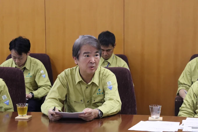 大臣発言の様子
