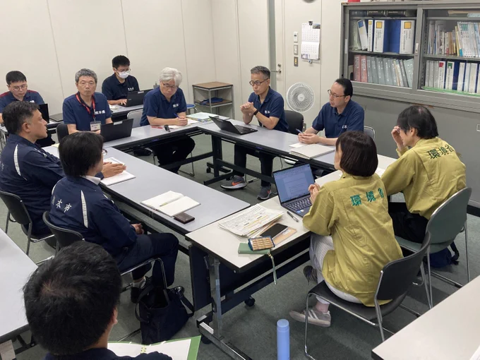 災害廃棄物支援調整本部の写真