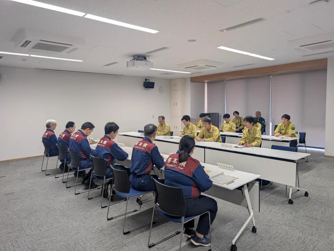 熊本県知事と面会の様子