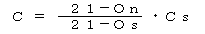 C=21-On/21-Os・Cs