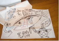 マグロのイラスト写真