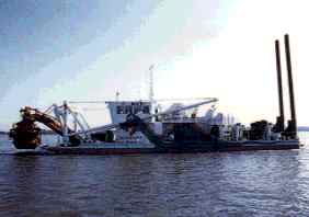 Dredging Boat on Kasumigaura