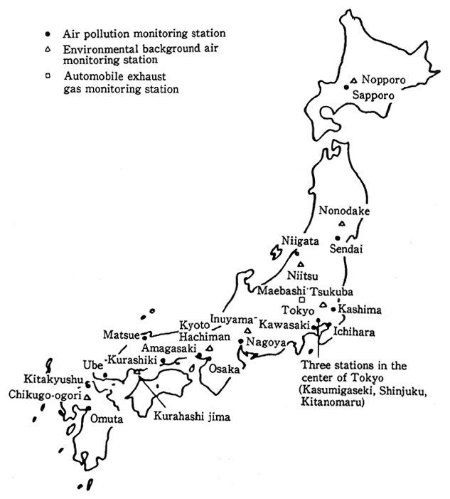 Fig. 2-13 National Air Monitoring Network