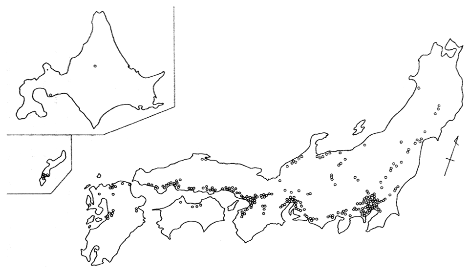 Fig. 2-18 Ares Where Noise Level Ex 65 dB (A)(at night)