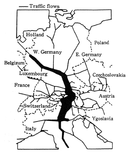 Fig. 2-3-2 International Lorry Traffic Transit Through Austria