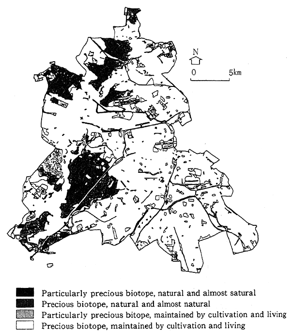 Fig. 4-1-27 Basic Concept for Landscape in Former West Berlin and Basic Concept for Protection of Species