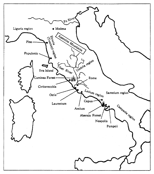Fig. 1-2-6 Italy in the Roman Age