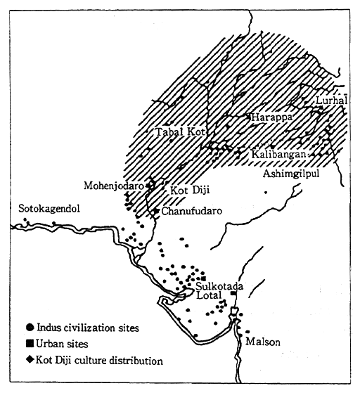 Fig. 1-2-9 Formative Period of the Indus Civilization